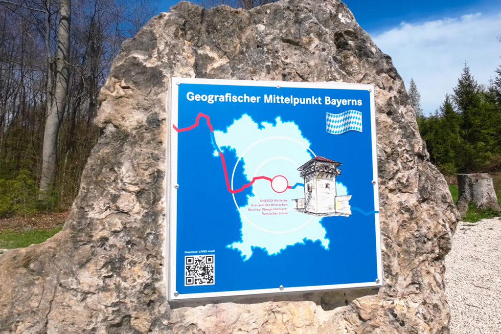 Geografischer Mittelpunkt Bayerns