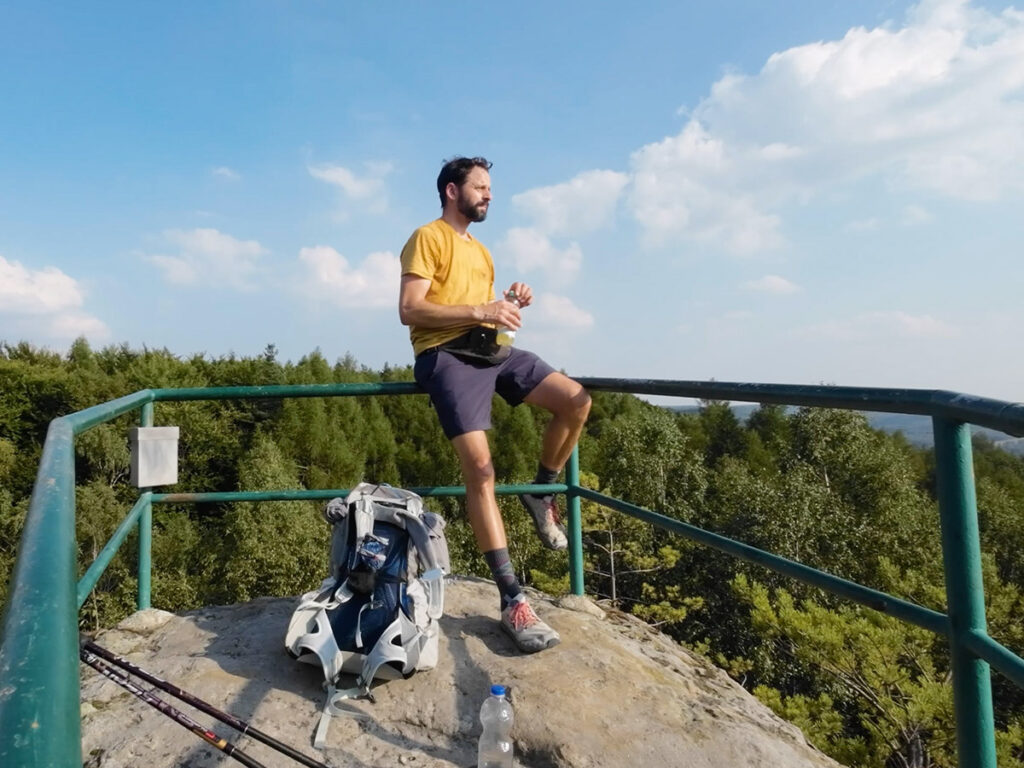 Entspannte Pause auf dem Zeisigstein