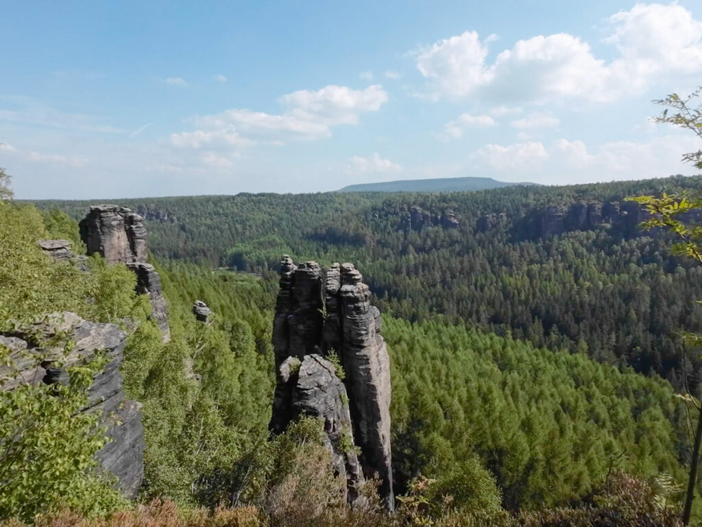Aussicht von der Grenzplatte