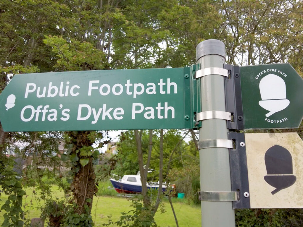 Die ersten Schritte auf dem Offa's Dyke Path
