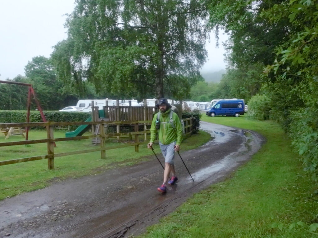 Start an der Rivers Edge Campsite