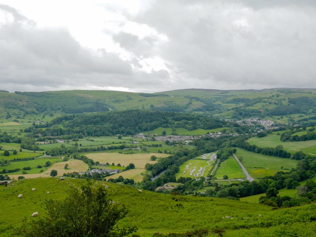 Auf dem Panorama Walk bei Llangollen
