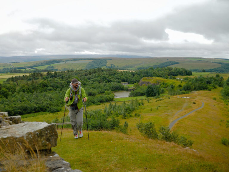 Endlich auf der Hadrians Wall