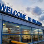 Ankunft in Inverness Flughafen